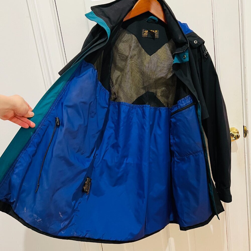 Eddie Bauer Men's Gore-Tex Waterproof Rain Jacket Coat Parka Hooded Large - Picture 5 of 16
